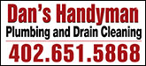 Dan's Handyman Plumbing & Drain Cleaning Sponsorship Banner